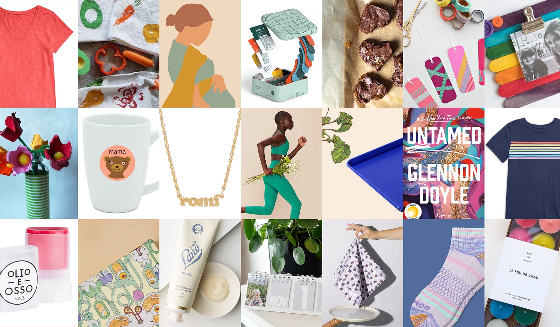 grid of mother's day gift ideas